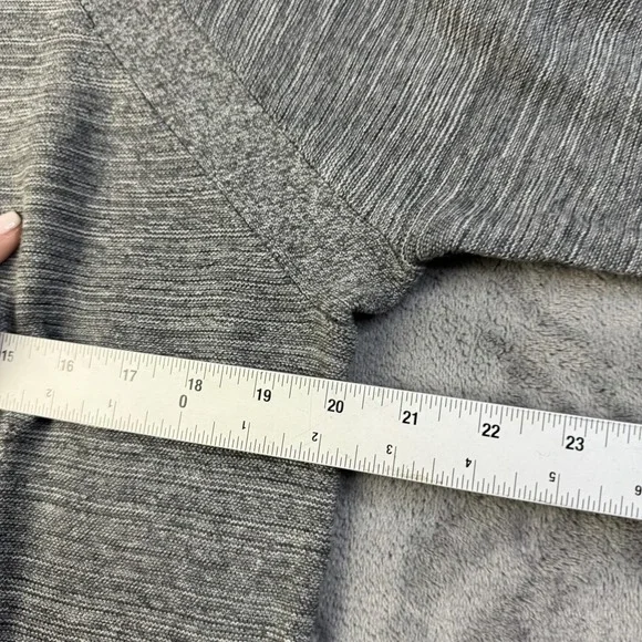 Flag & Anthem Sweater Mens Medium Gray 1/4 Zip Pullover Cotton FW22 Casual - Picture 3 of 12